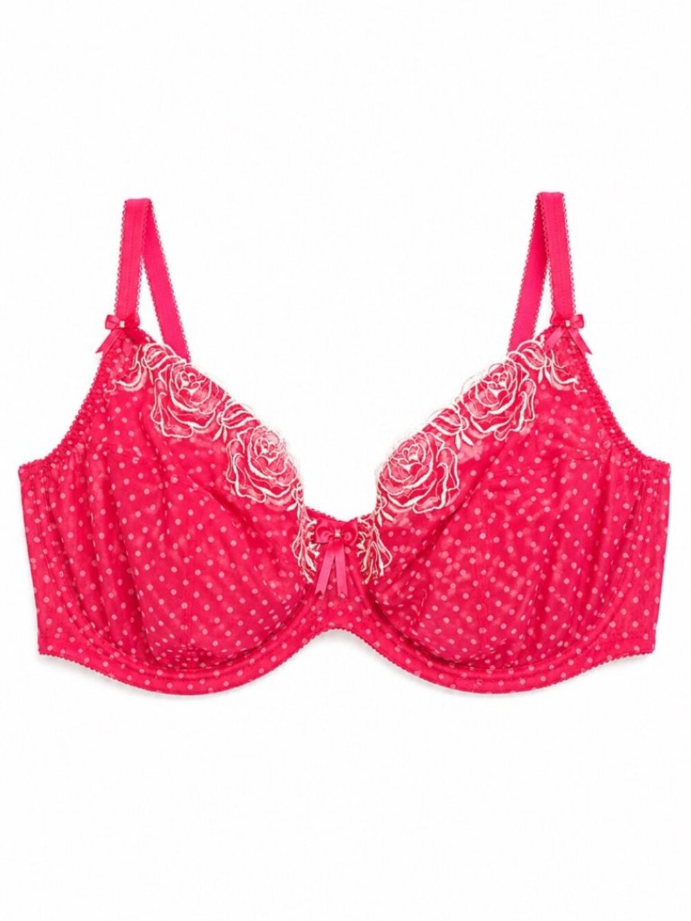 NWT Elomi Betty Underwire Bra EL8170 Raspberry 42HH